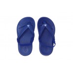 Crocs Crocband Strap Flip Βρεφικές Σαγιονάρες Ρουά, Λευκές