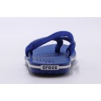 Crocs Crocband Strap Flip Βρεφικές Σαγιονάρες Ρουά, Λευκές