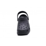 Crocs Classic Platform Clog Γυναικεία Σαμπό Μαύρα