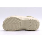 Crocs Classic Platform Clog Γυναικεία Σαμπό Μπεζ