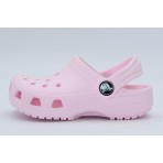 Crocs Toddler Classic Clog Βρεφικά Σαμπό Ροζ