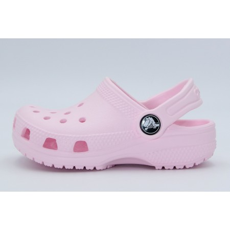 Crocs Toddler Classic Clog Βρεφικά Σαμπό Ροζ