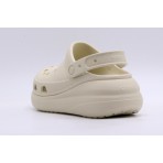 Crocs Classic Crush Clog Σαμπό Εκρού