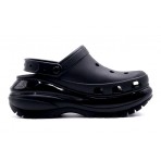 Crocs Mega Crush Γυναικεία Σαμπό Μαύρα