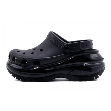 Crocs Mega Crush Γυναικεία Σαμπό Μαύρα