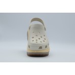 Crocs Mega Crush Γυναικεία Σαμπό Μπεζ, Καφέ, Κίτρινα