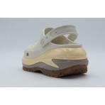 Crocs Mega Crush Γυναικεία Σαμπό Μπεζ, Καφέ, Κίτρινα