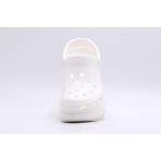 Crocs Mega Crush Γυναικεία Σαμπό Λευκά
