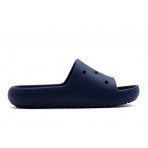 Crocs Classic Slide V2 Ανδρικές Παντόφλες Μπλε Σκούρο