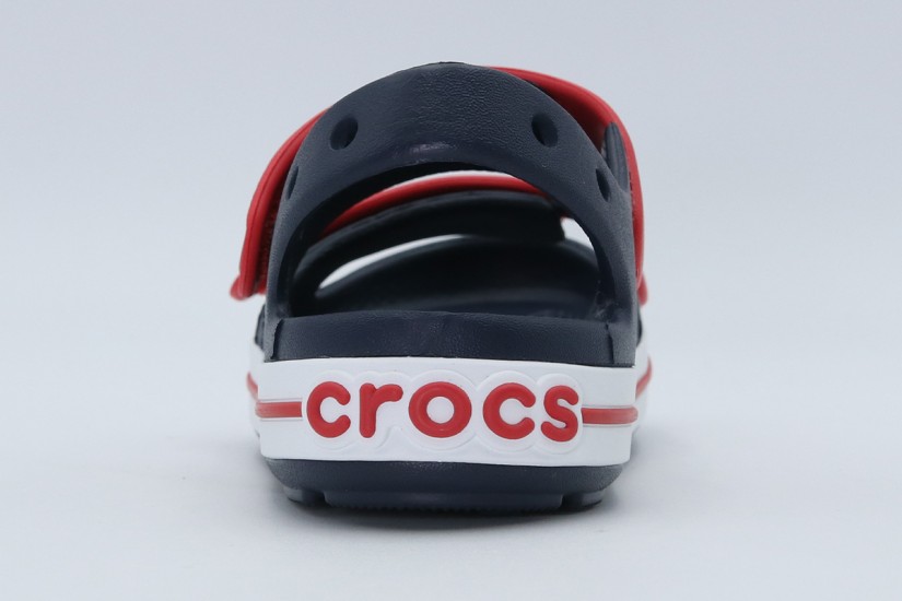 Crocs Crocband Cruiser Παιδικά Σανδάλια Μπλε Σκούρο, Κόκκινο, Λευκό