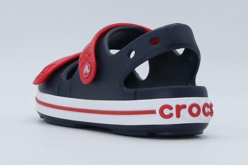 Crocs Crocband Cruiser Παιδικά Σανδάλια Μπλε Σκούρο, Κόκκινο, Λευκό
