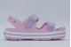 Crocs Crocband Cruiser Παιδικά Σανδάλια Ροζ, Λιλά, Λευκά