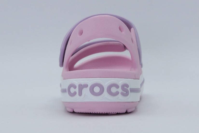 Crocs Crocband Cruiser Παιδικά Σανδάλια Ροζ, Λιλά, Λευκά