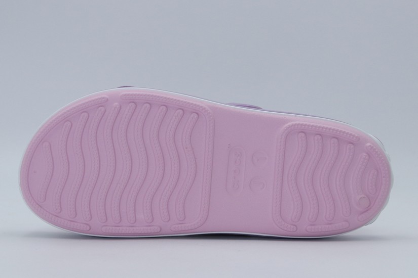 Crocs Crocband Cruiser Παιδικά Σανδάλια Ροζ, Λιλά, Λευκά