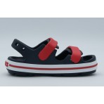 Crocs Crockband Cruiser Βρεφικά Σανδάλια Μπλε Σκούρο, Κόκκινα, Λευκά