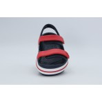 Crocs Crockband Cruiser Βρεφικά Σανδάλια Μπλε Σκούρο, Κόκκινα, Λευκά