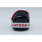 Crocs Crockband Cruiser Βρεφικά Σανδάλια Μπλε Σκούρο, Κόκκινα, Λευκά