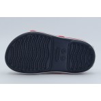 Crocs Crockband Cruiser Βρεφικά Σανδάλια Μπλε Σκούρο, Κόκκινα, Λευκά