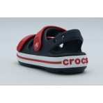 Crocs Crockband Cruiser Βρεφικά Σανδάλια Μπλε Σκούρο, Κόκκινα, Λευκά