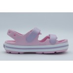 Crocs Crockband Cruiser Βρεφικά Σανδάλια Ροζ, Λιλά, Λευκά