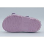 Crocs Crockband Cruiser Βρεφικά Σανδάλια Ροζ, Λιλά, Λευκά