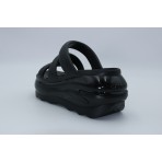 Crocs Mega Crush Triple Strap Σανδάλια Μαύρα