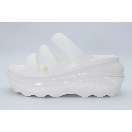 Crocs Mega Crush Triple Strap Σανδάλια Λευκά