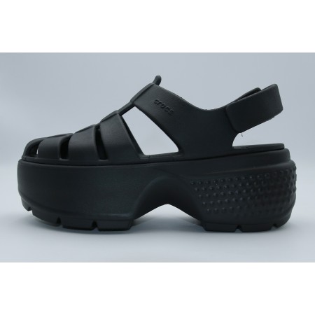 Crocs Stomp Fisherman Σανδάλια Μαύρα