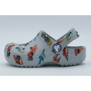 Crocs Toddler Classic Race Cars Graphic Clog (210992-1NN)