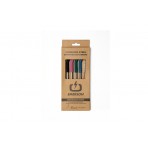Emerson Stainless Steel Drinking Eco-Straws Καλαμάκι 4 Τεμάχια (211.EU99.08 MULTI COLOR)