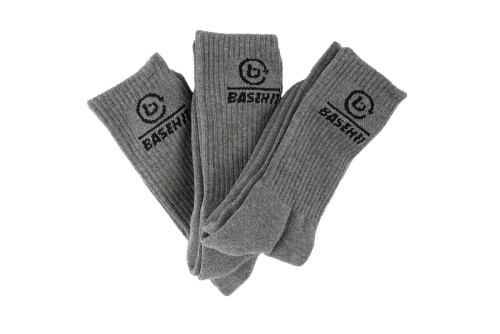 Basehit Κάλτσες Ψηλές 3 Ζευγάρια (212.BU08.04 GREY ML)