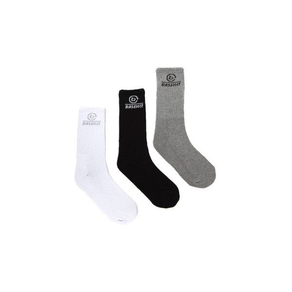 Basehit Ψηλές Κάλτσες 3 Ζευγάρια (212.BU08.04 MULTI-COLOUR)