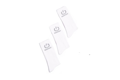Emerson Κάλτσες Ψηλές 3 Ζευγάρια (212.EU08.03 WHITE)