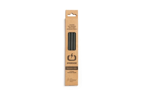 Emerson Καλαμάκια Σιλικόνης 3-Τεμάχια (212.EU99.17 GREY)