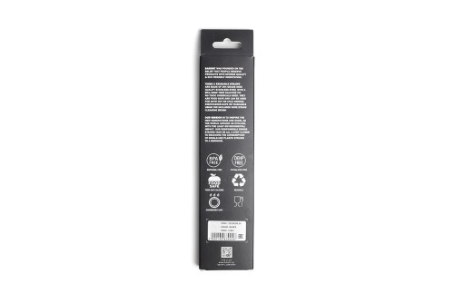 Basehit 2 Stainless Steel Drinking Eco Straws Καλαμάκια (222.BU99.19 BLACK)