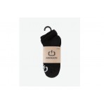 Emerson Unisex Κάλτσες μέχρι τον Αστράγαλο Μαύρες 3 Ζευγάρια