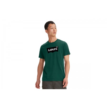 Levi's Graphic Crewneck Tee Ανδρικό Κοντομάνικο T-Shirt Πράσινο