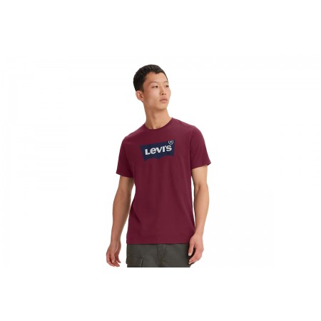 Levi's Graphic Crewneck Tee Ανδρικό Κοντομάνικο T-Shirt Κόκκινο