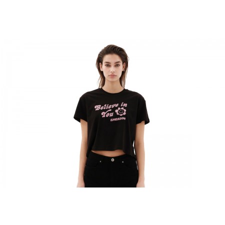 Emerson Crop Top Κοντομάνικο 