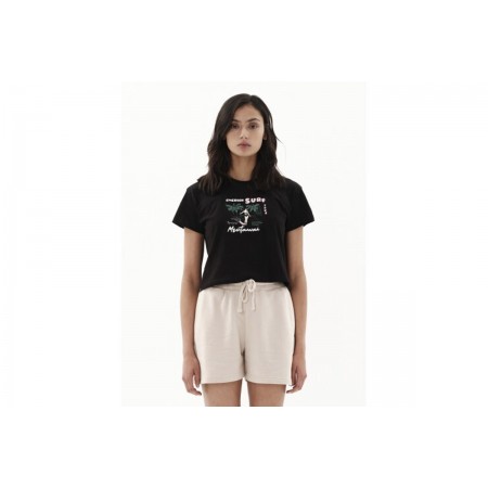 Emerson Crop Top Κοντομάνικο 
