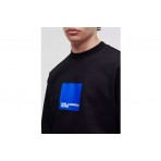 Karl Lagerfeld Regular Logo Sweat Μπλούζα Με Λαιμόκοψη Ανδρική (231D1804 J101)