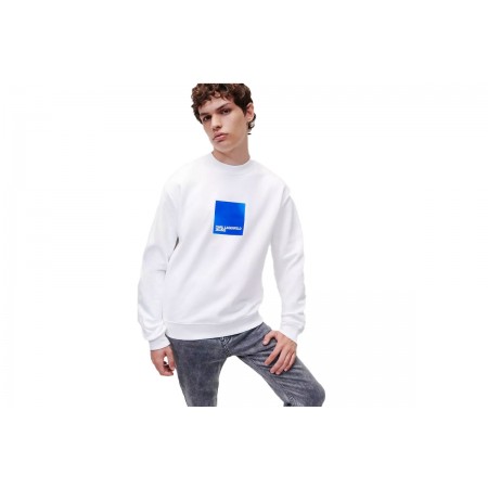 Karl Lagerfeld Regular Logo Sweat Μπλούζα Με Λαιμόκοψη Ανδρική 