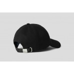 Karl Lagerfeld Cotton Cap Patch Καπέλο Strapback Μαύρο