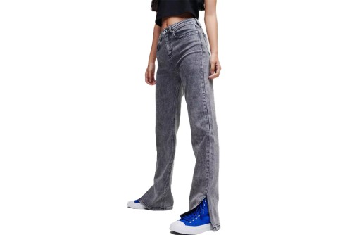 Karl Lagerfeld Hr Straight Denim W-Slit Παντελόνι Τζιν Γυναικείο (231J1114 J123)