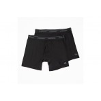 Emerson Basic Ανδρικά Εσώρουχα Boxer Μαύρα 2 Τεμάχια