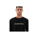 Emerson Μπλούζα Με Λαιμόκοψη Ανδρική (232.EM31.01 BLACK)