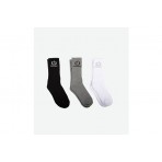 Emerson Unisex Ψηλές Κάλτσες Μαύρες, Λευκές, Γκρι 3 Ζεύγη