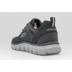Skechers Track - Broader Ανδρικά Sneakers Μαύρα, Γκρι