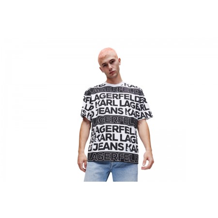 Karl Lagerfeld Aop Sslv Tee T-Shirt Ανδρικό 