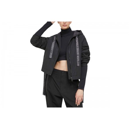 Karl Lagerfeld Cropped Hooded Jacket Γυναικείο 